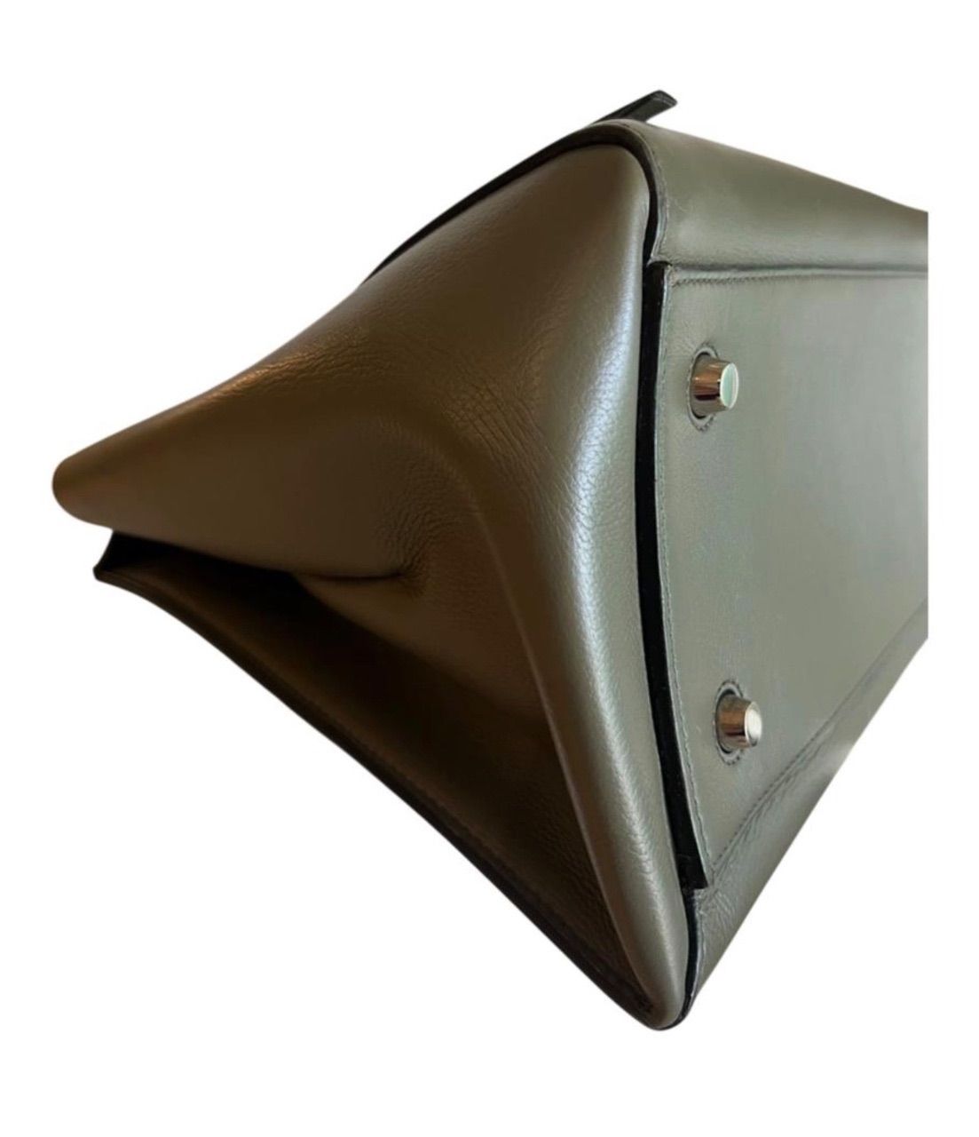 Bolsa Edge couro verde oliva — foto 7