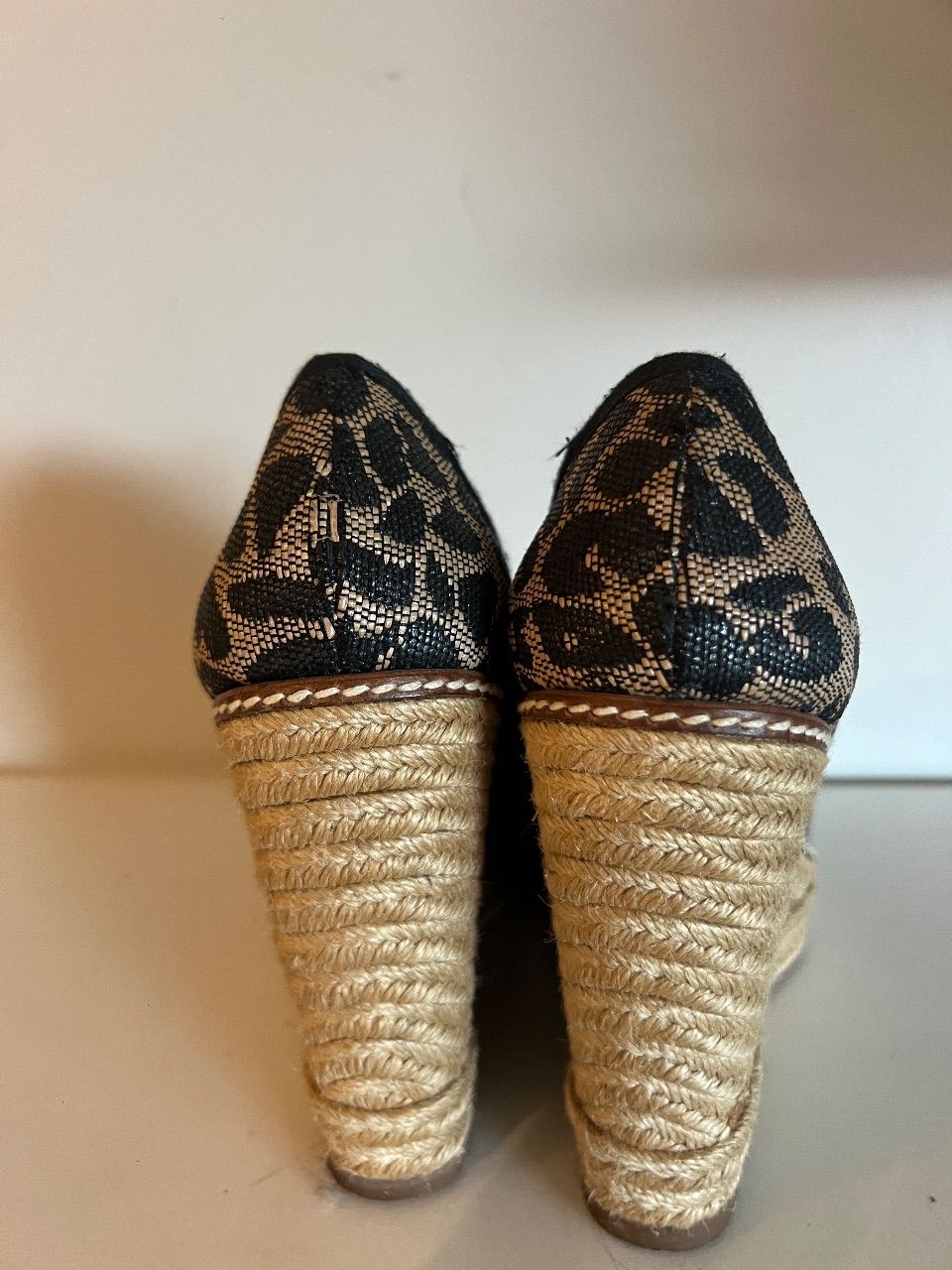Sandália anabela animal print 37BR — foto 4