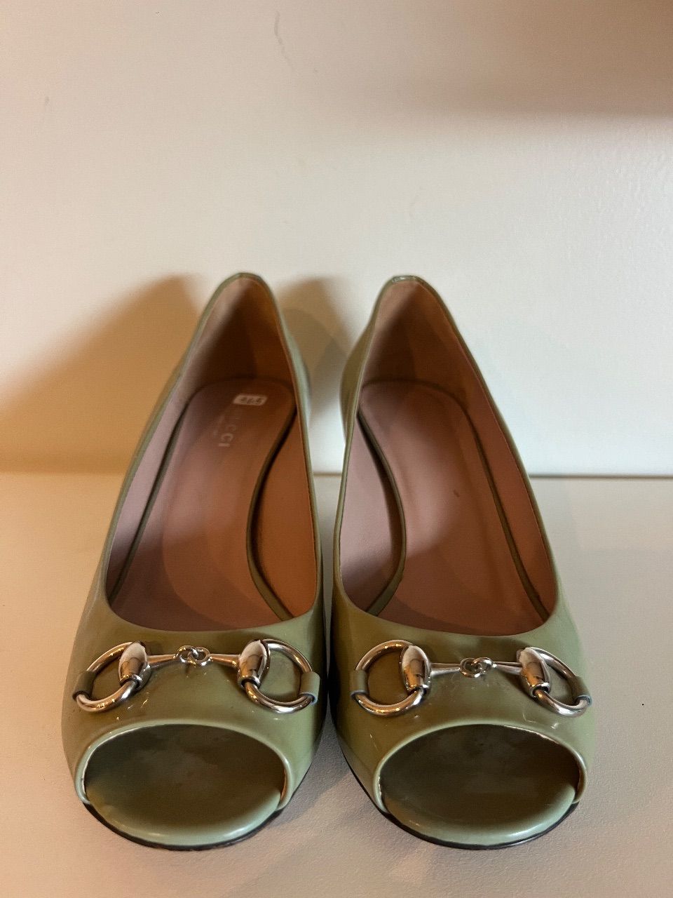 Peep toe Horsebit verniz azul 36BR — foto 2