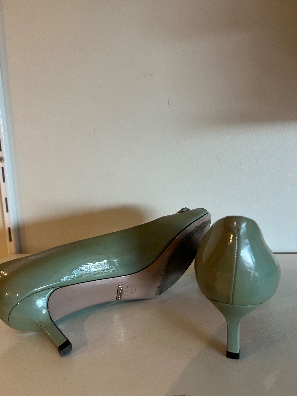 Peep toe Horsebit verniz azul 36BR — foto 5