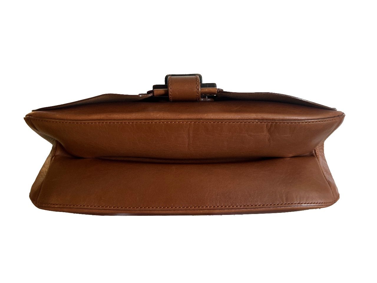 Bolsa satchel couro marrom — foto 4