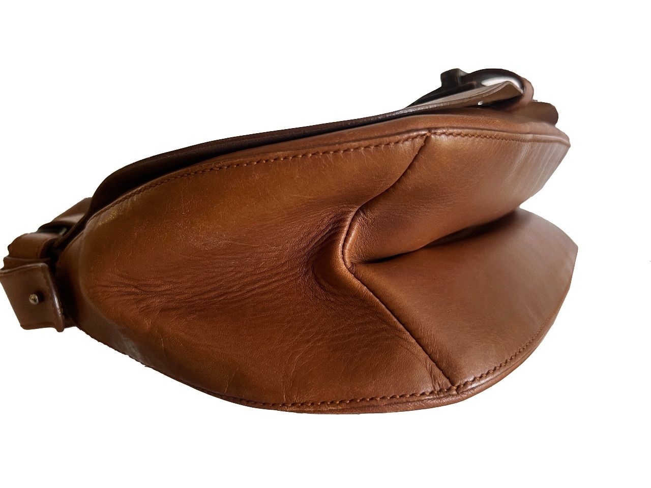 Bolsa satchel couro marrom — foto 5