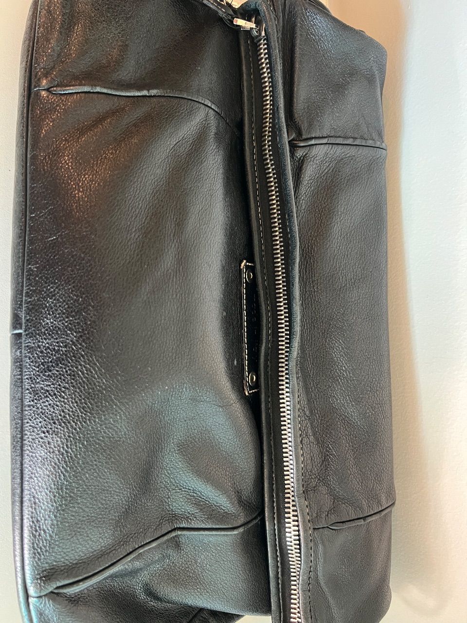 Bolsa tote de couro preto — foto 10