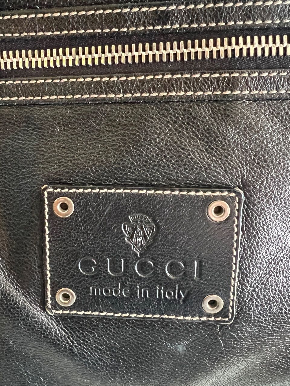 Bolsa tote de couro preto — foto 7
