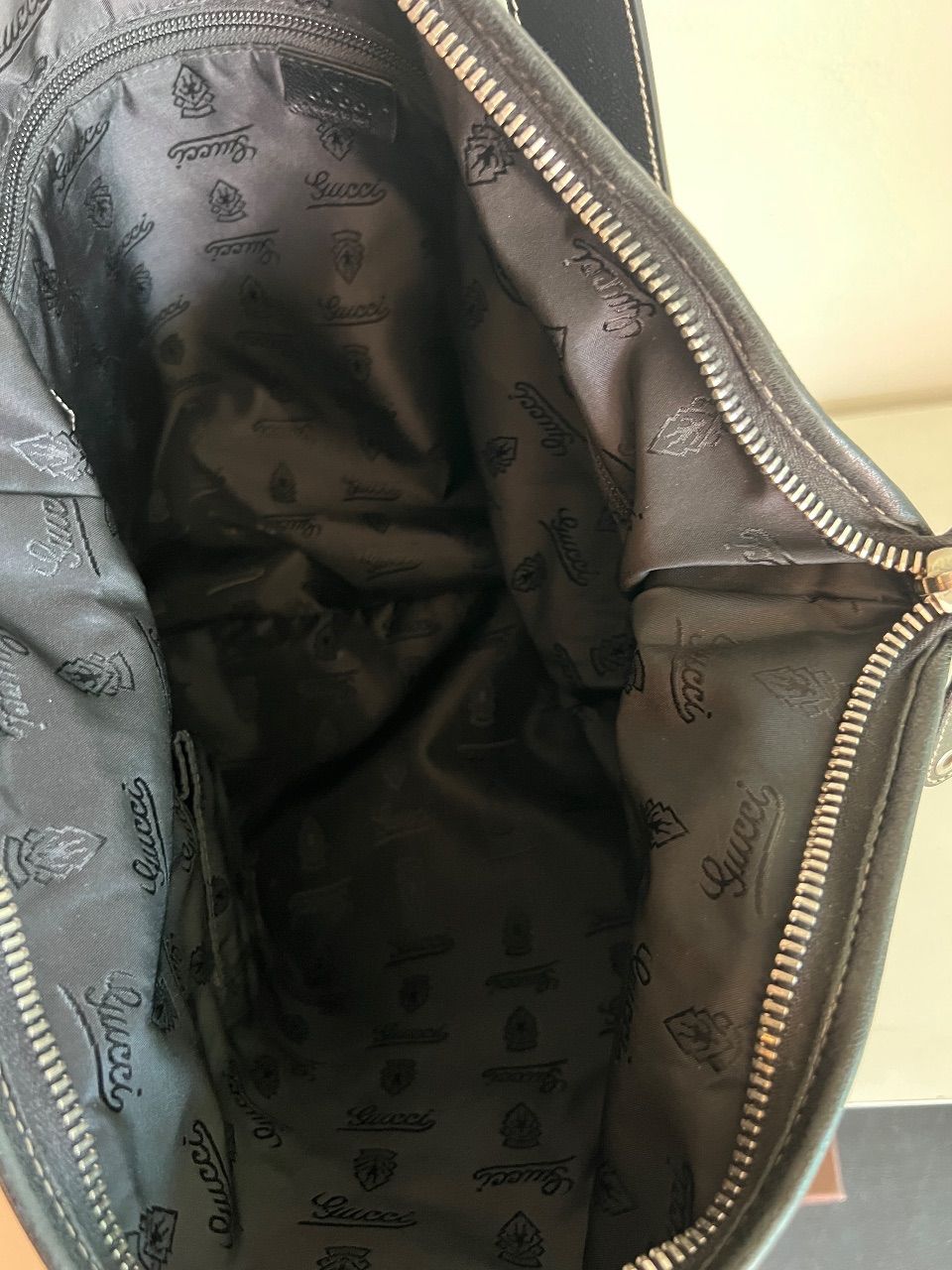 Bolsa tote de couro preto — foto 8