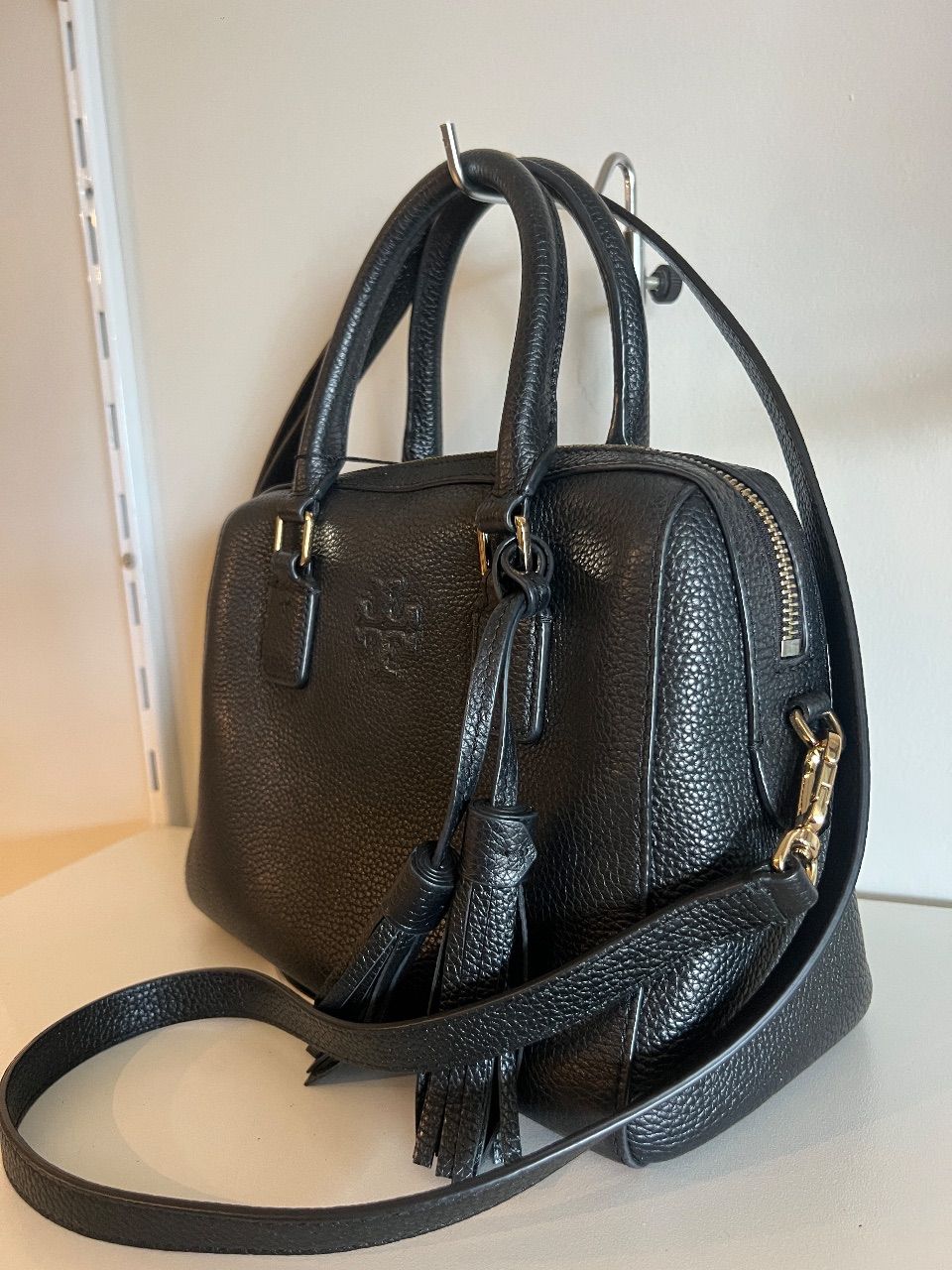 Bolsa de couro preta — foto 6