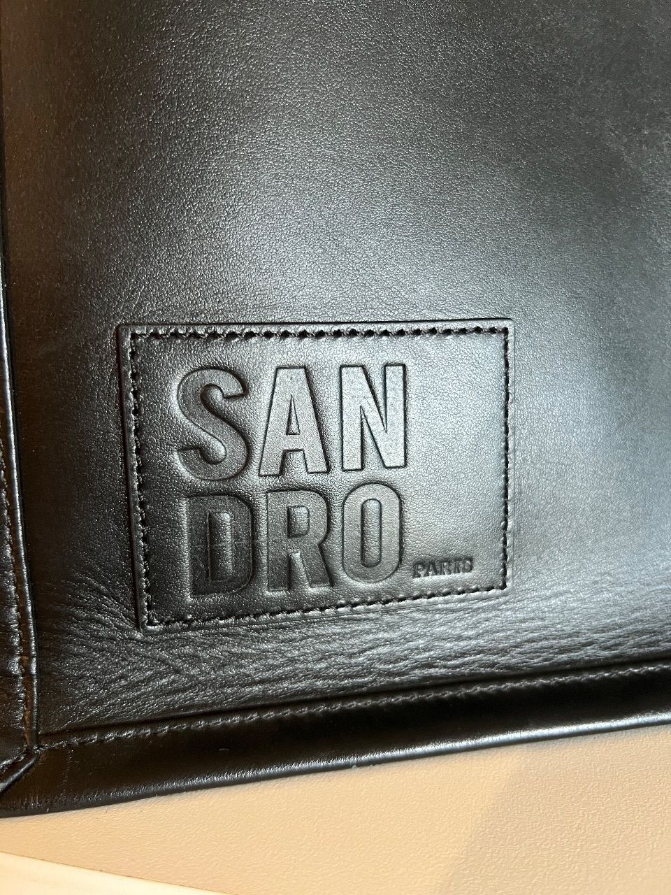 Bolsa tote couro preto — foto 3
