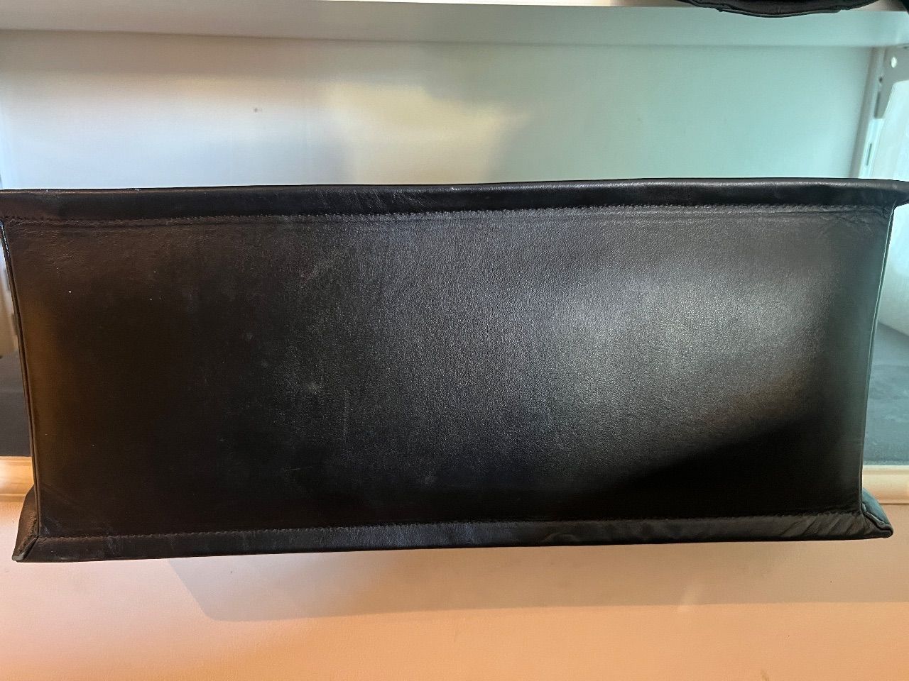 Bolsa tote couro preto — foto 5