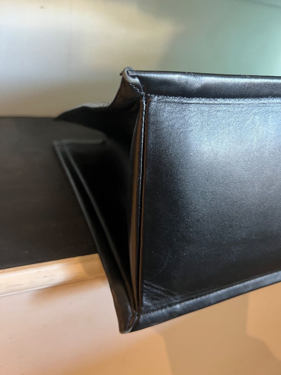 Bolsa tote couro preto — foto 6