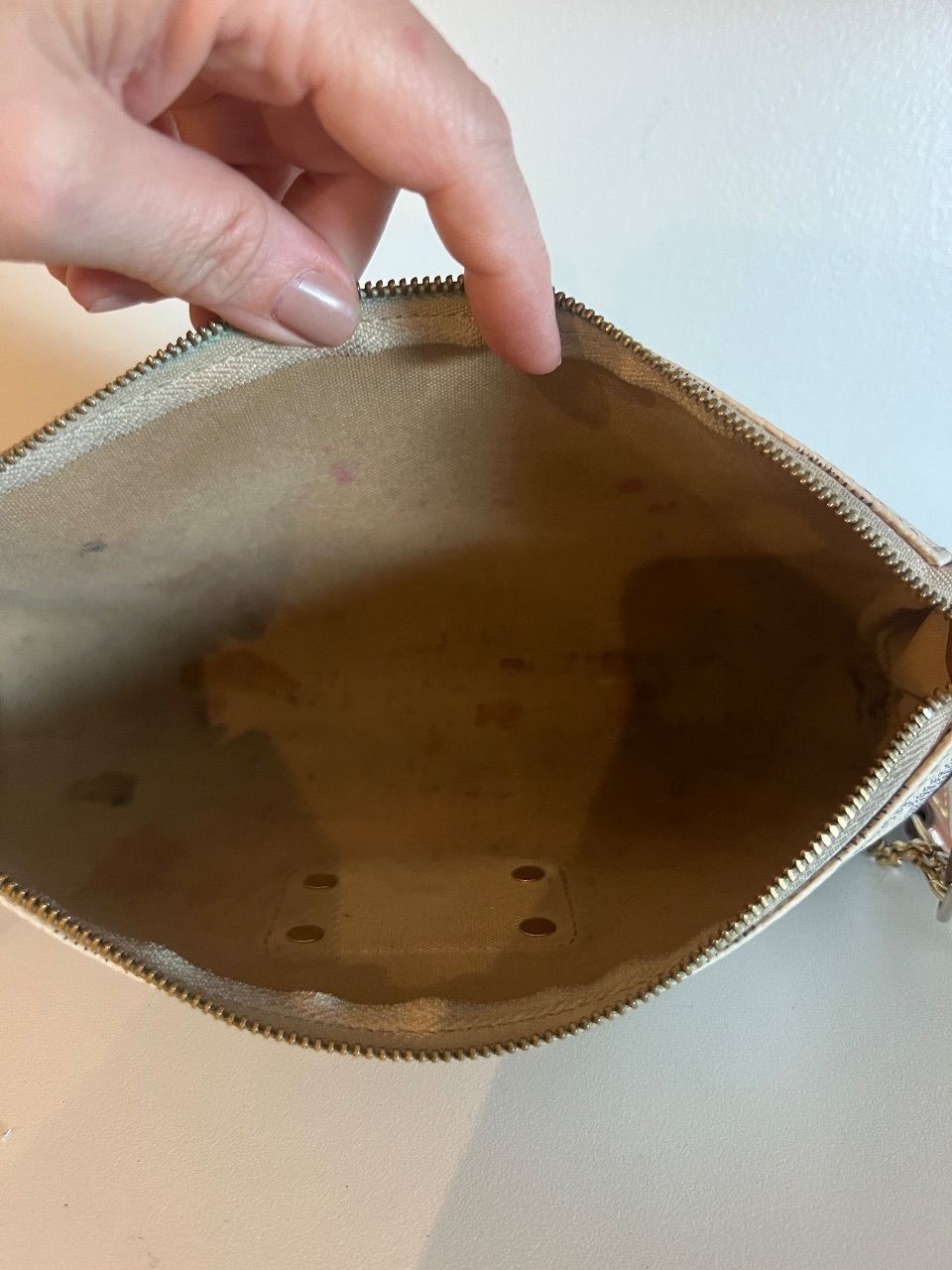 Bolsa Eva clutch Damier Azur — foto 8