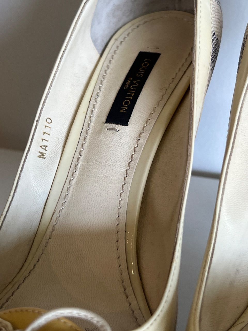 Peep toe Damier Azur 36BR — foto 3