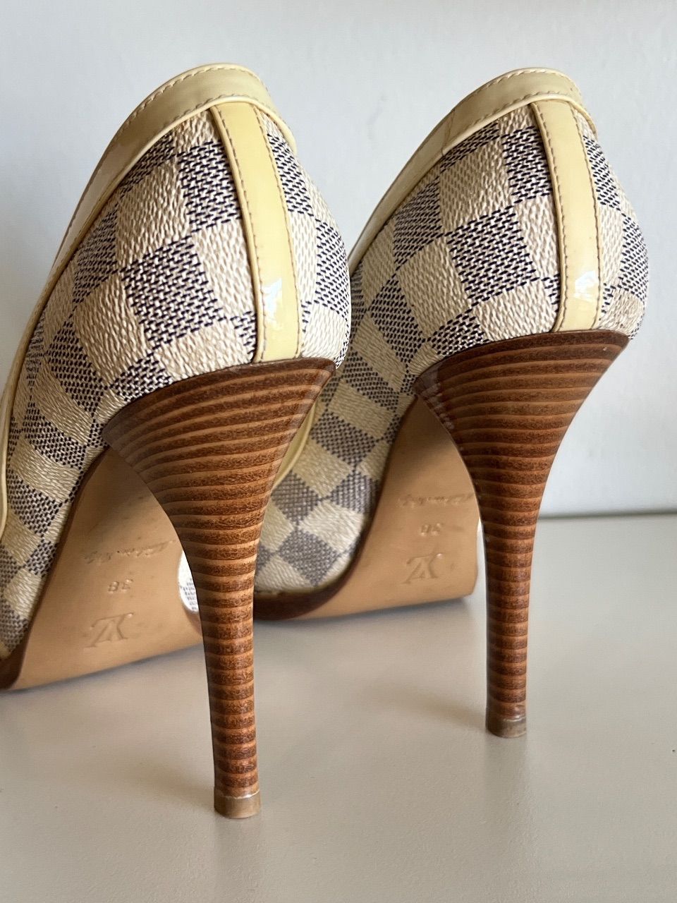 Peep toe Damier Azur 36BR — foto 4