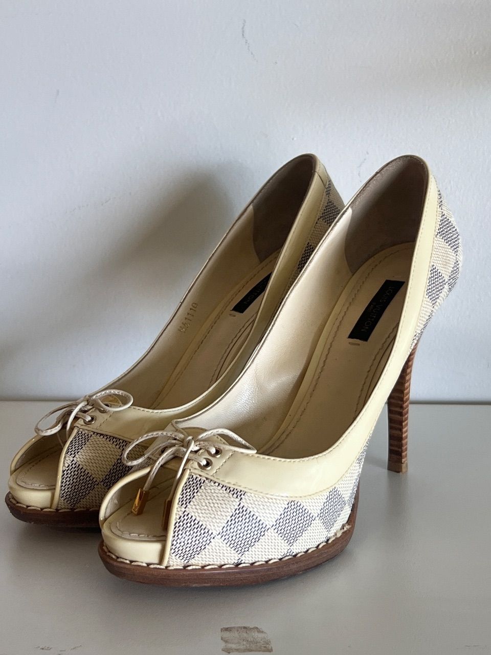 Peep toe Damier Azur 36BR — foto 6