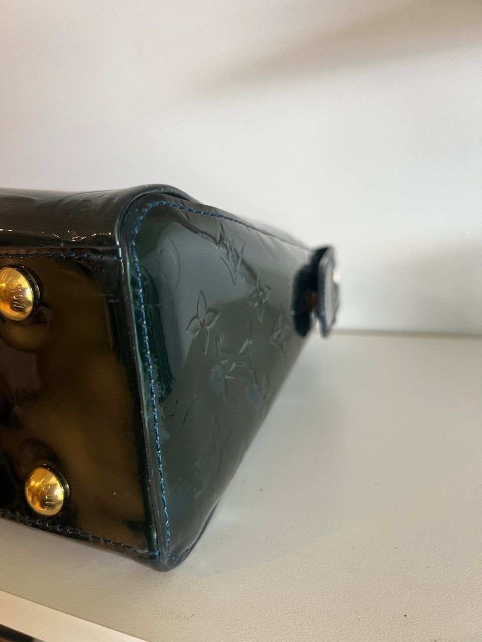 Bolsa tote verniz verde — foto 5
