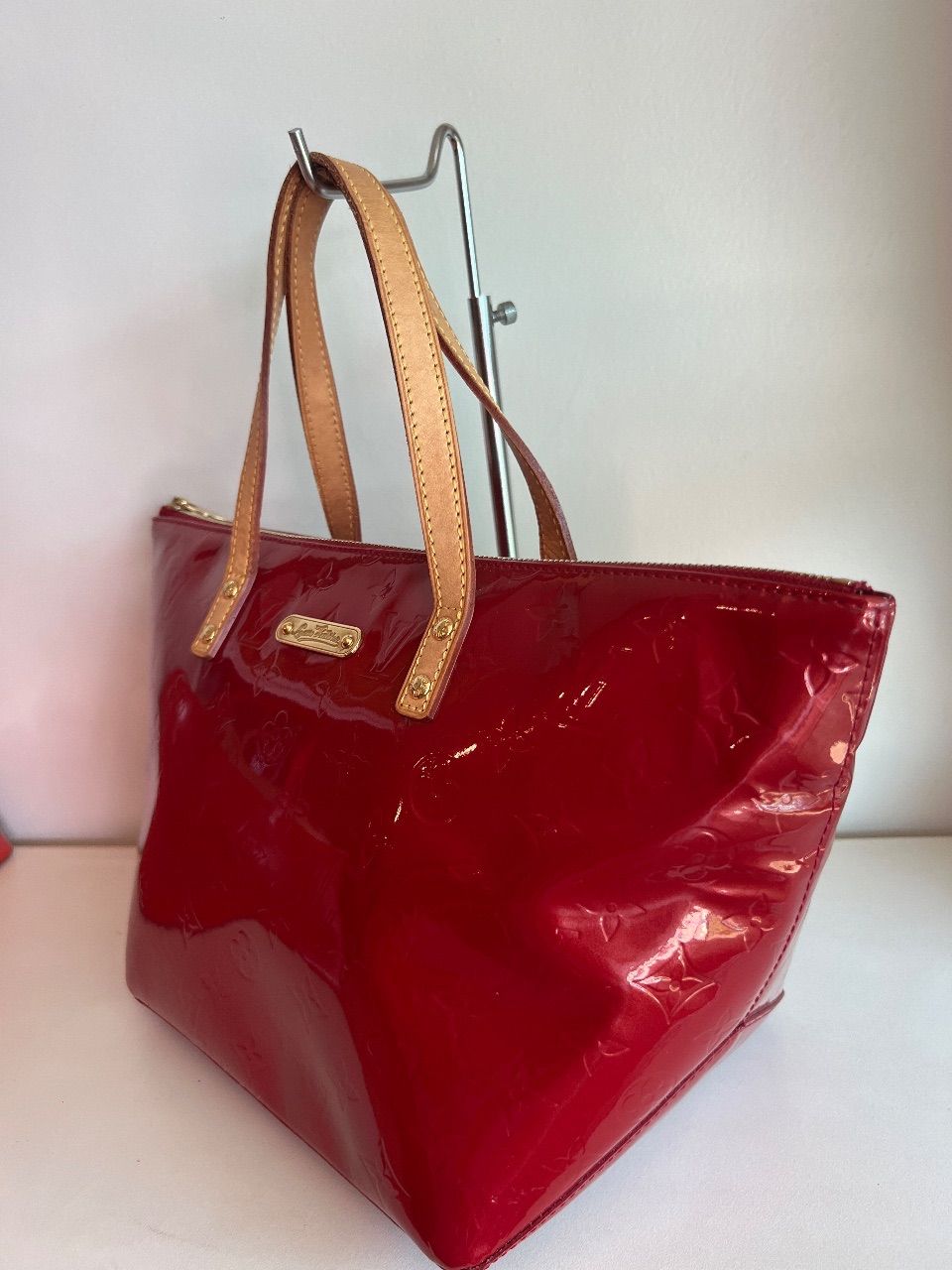 Bolsa Bellevue verniz vermelho — foto 2