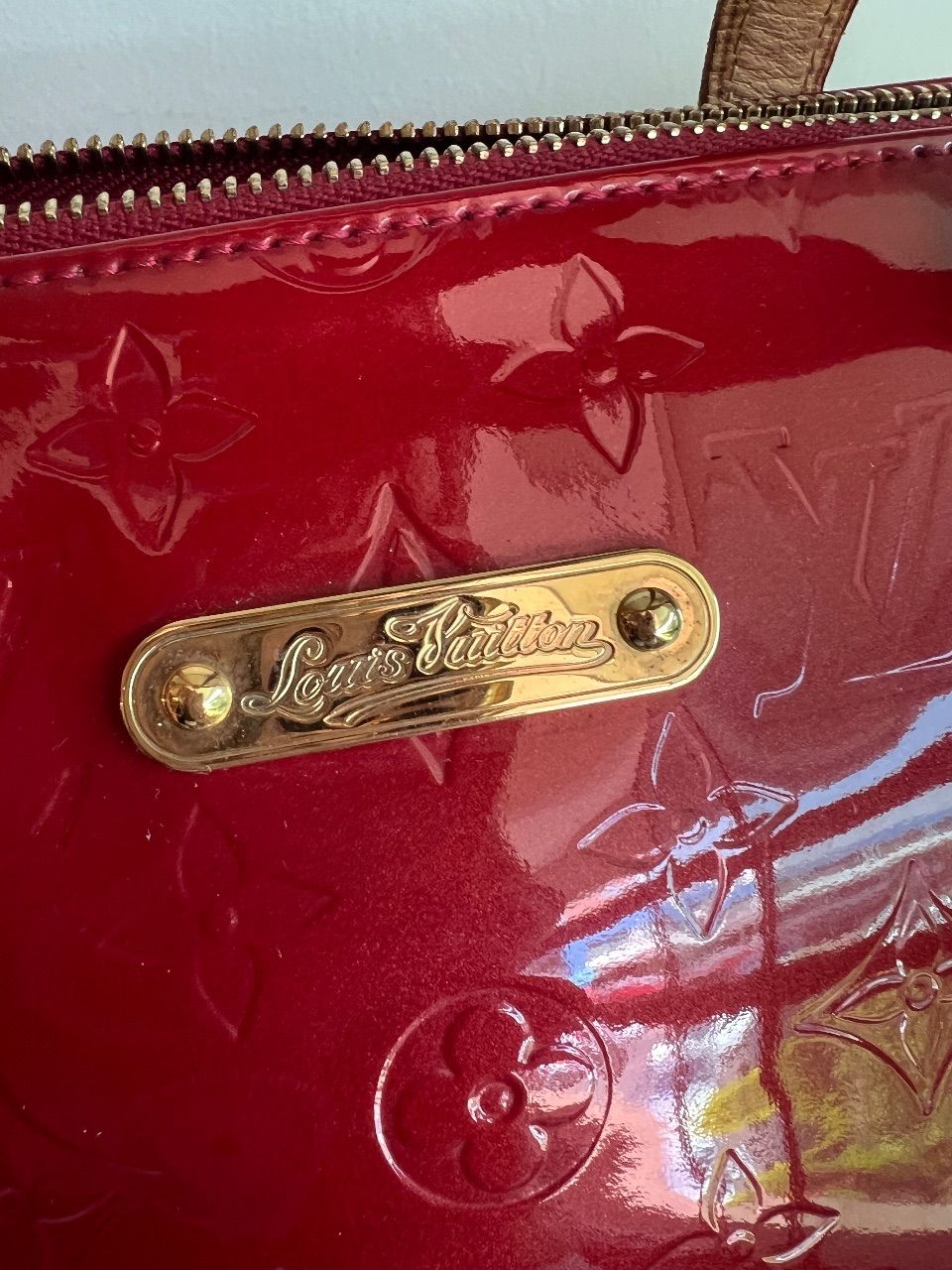 Bolsa Bellevue verniz vermelho — foto 9