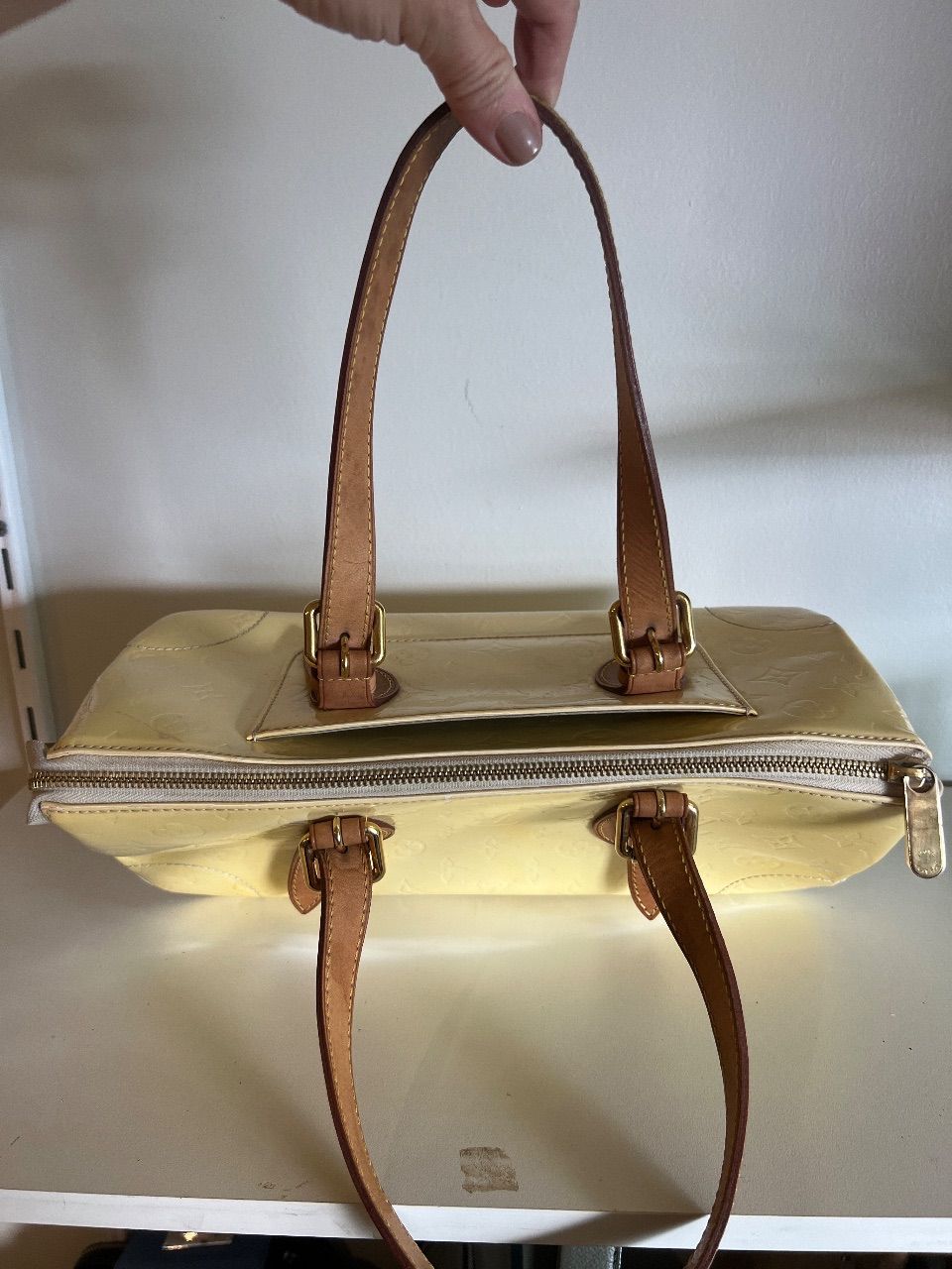 Bolsa Rosewood Avenue verniz amarelo — foto 4