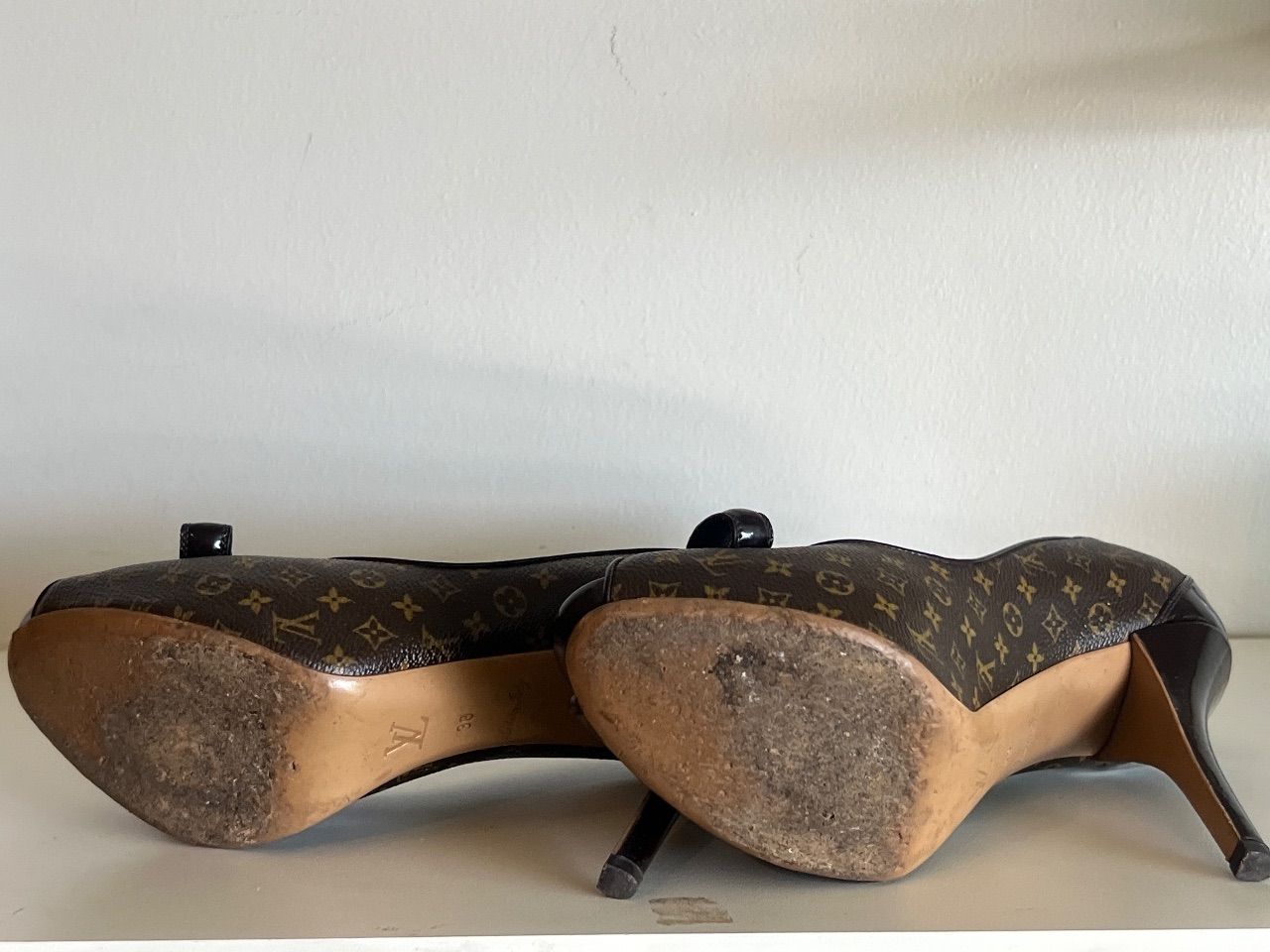 Peep toe monograma 36BR — foto 4