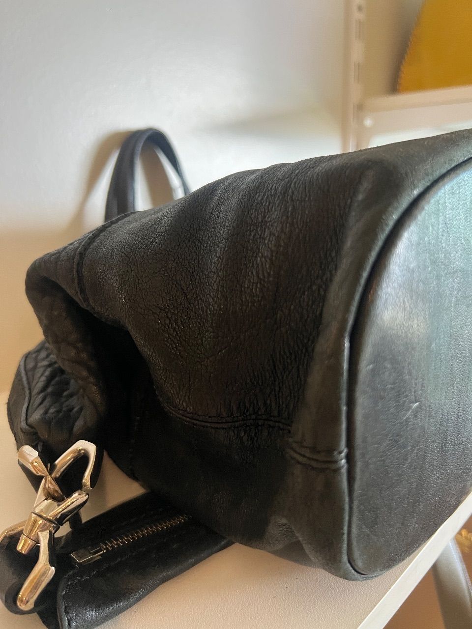 Bolsa Nightingale couro preto — foto 7