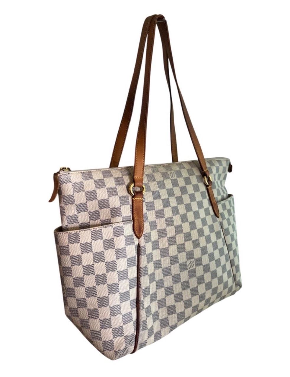 Bolsa Totally MM Damier Azur — foto 2