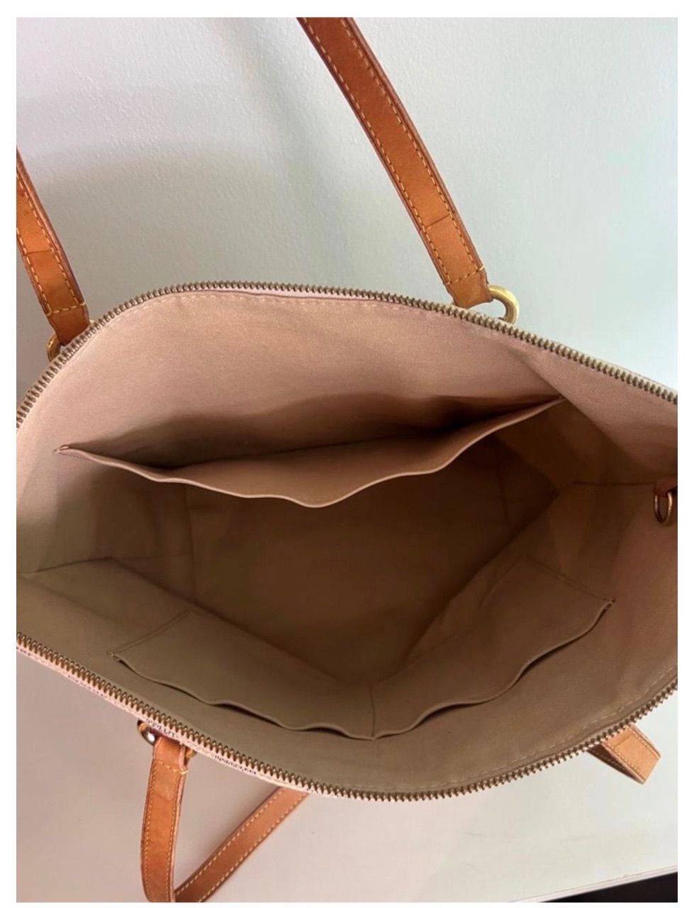 Bolsa Totally MM Damier Azur — foto 9