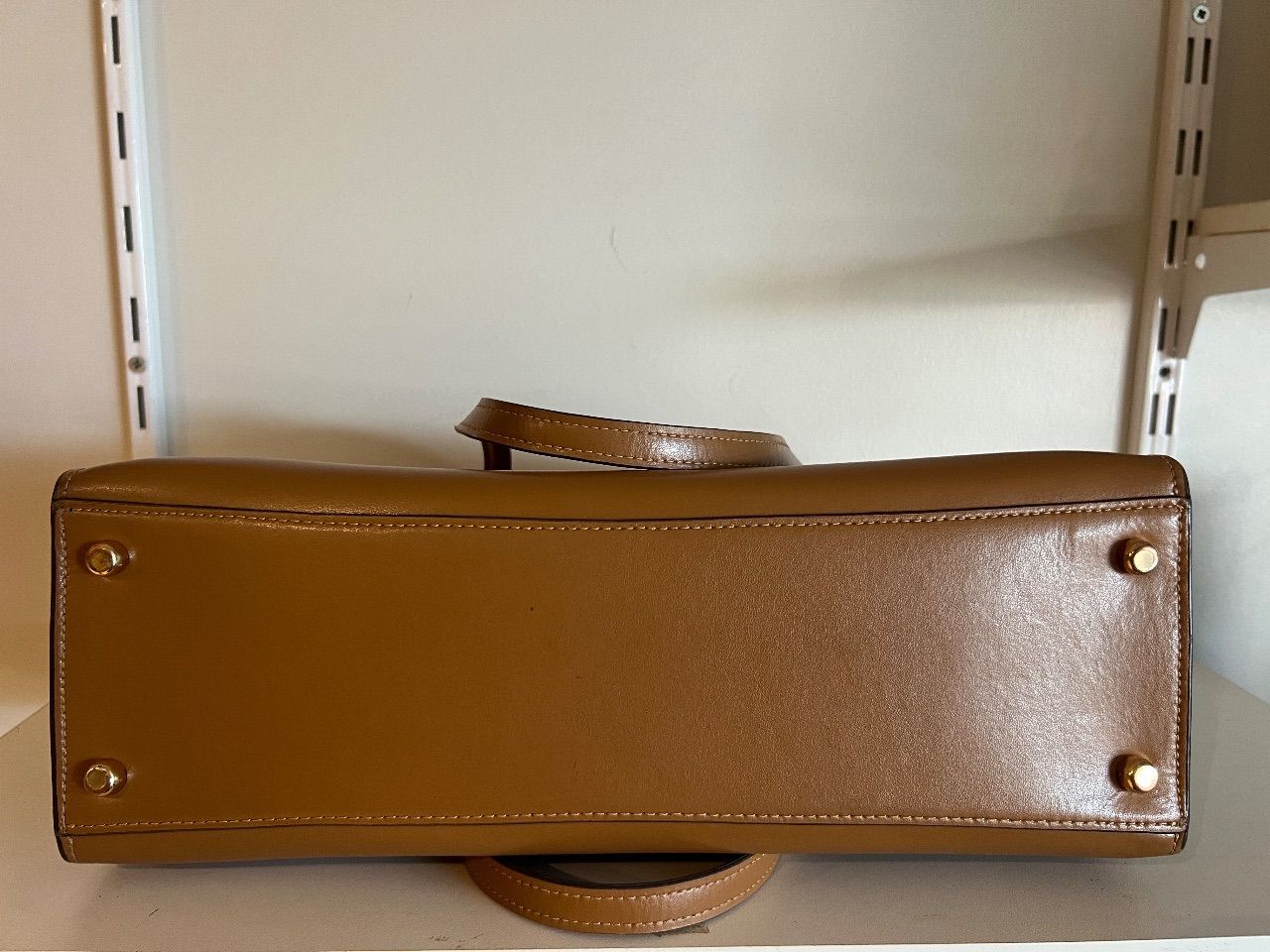 Bolsa tote Zip couro caramelo — foto 3