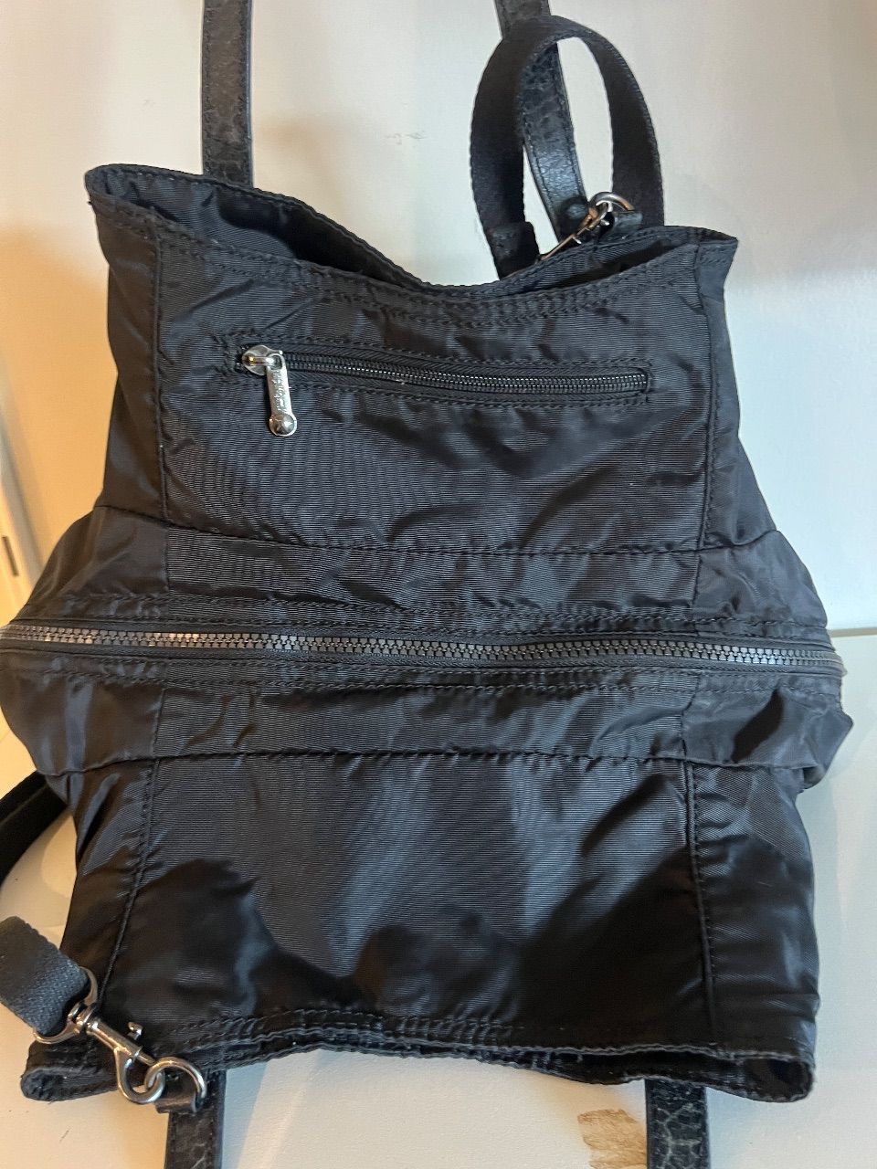Bolsa de nylon preta — foto 7