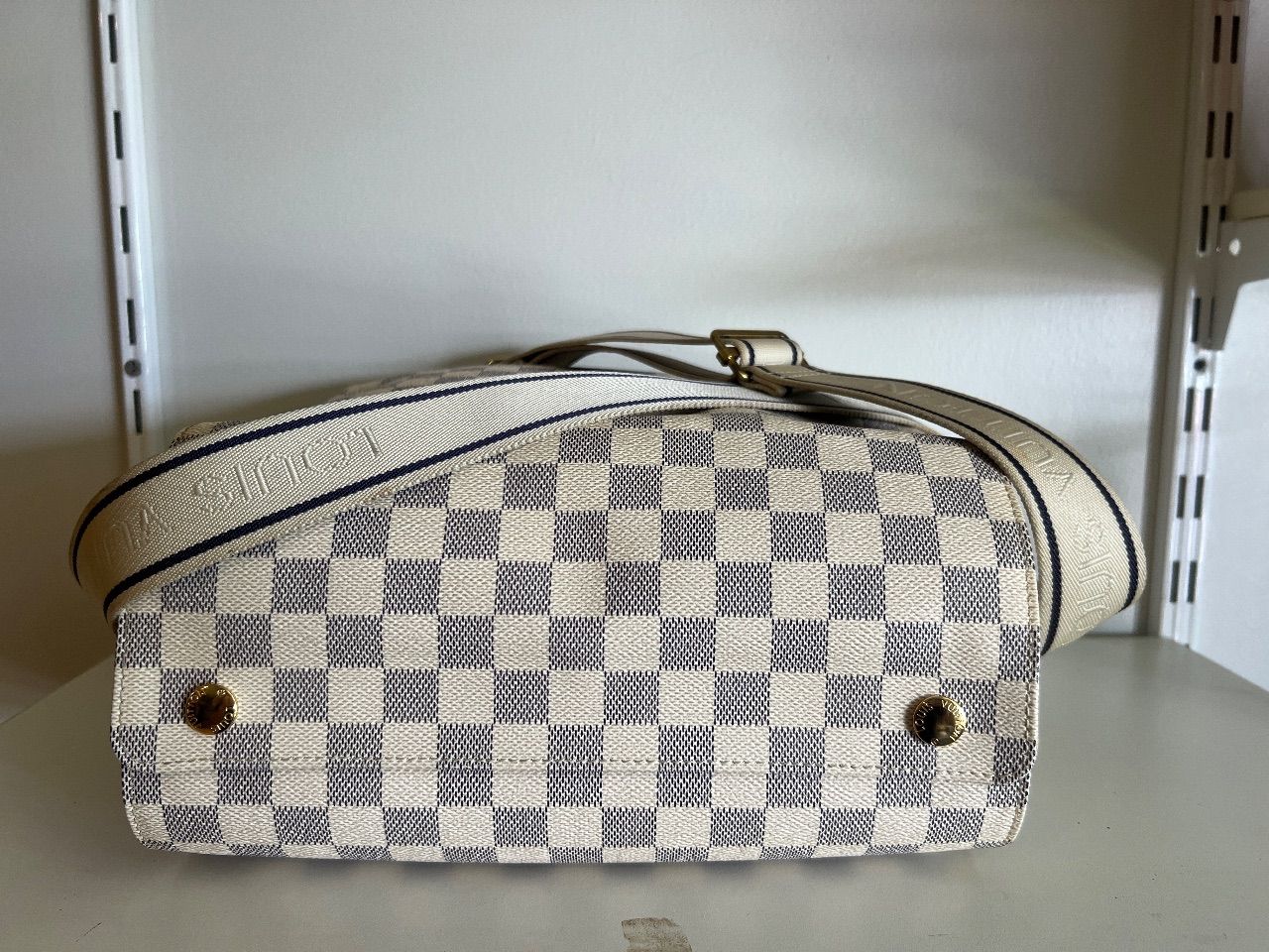 Bolsa messenger Naviglio Damier Azur — foto 3