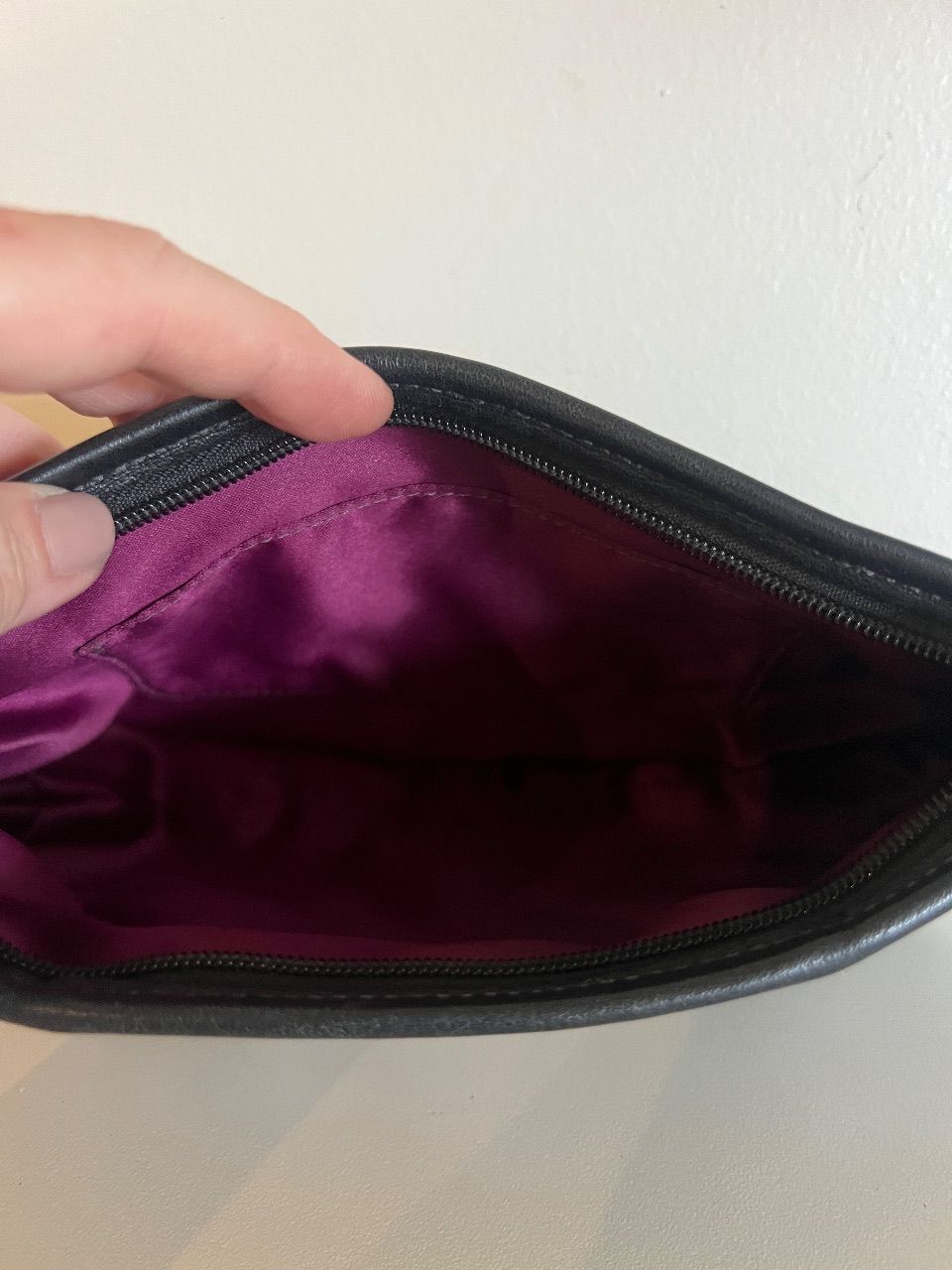 Bolsa clutch Op Art cinza e prata — foto 5